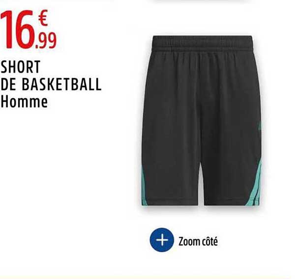 SHORT DE BASKETBALL Homme