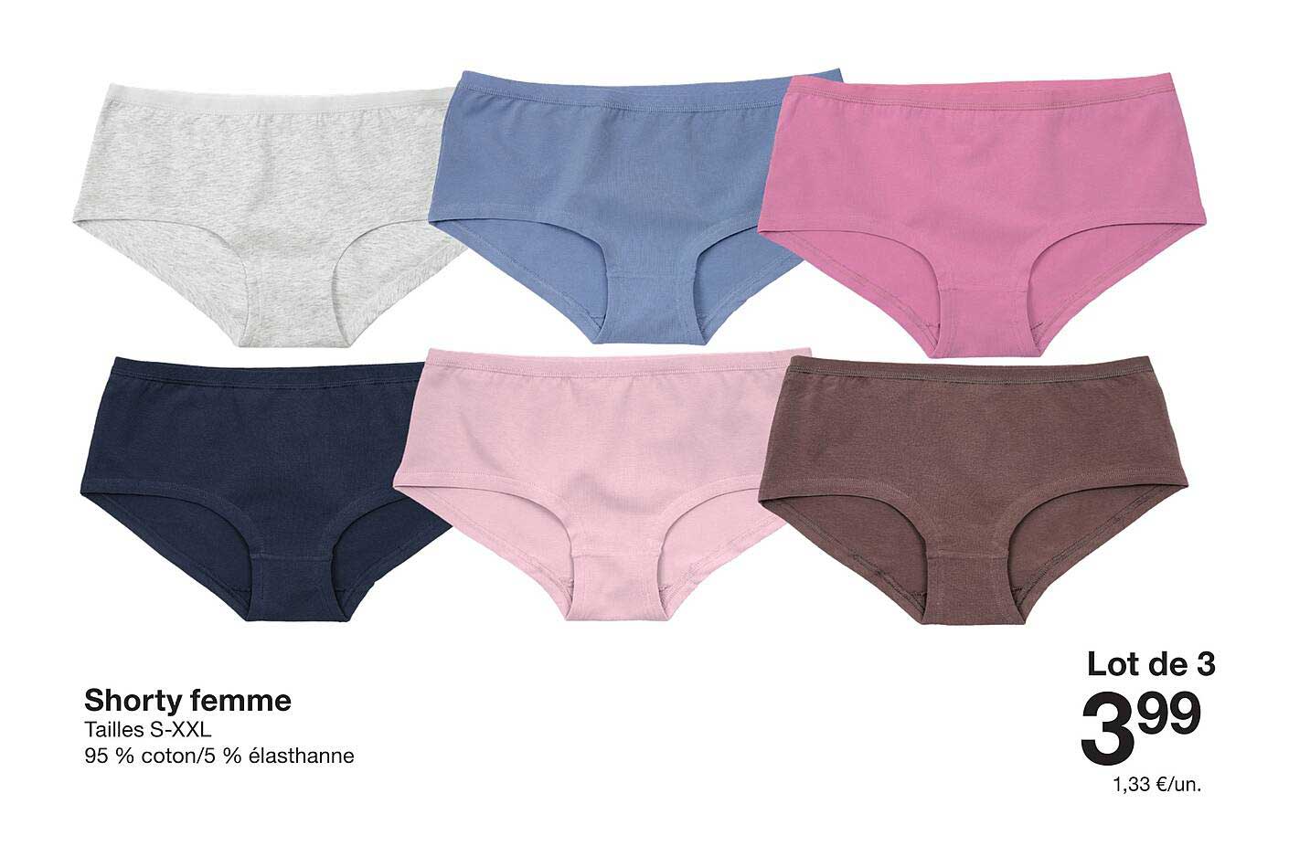 Shorty femme