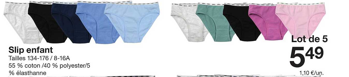 Slip enfant