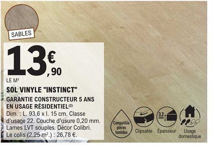 SOL VINYLE "INSTINCT"