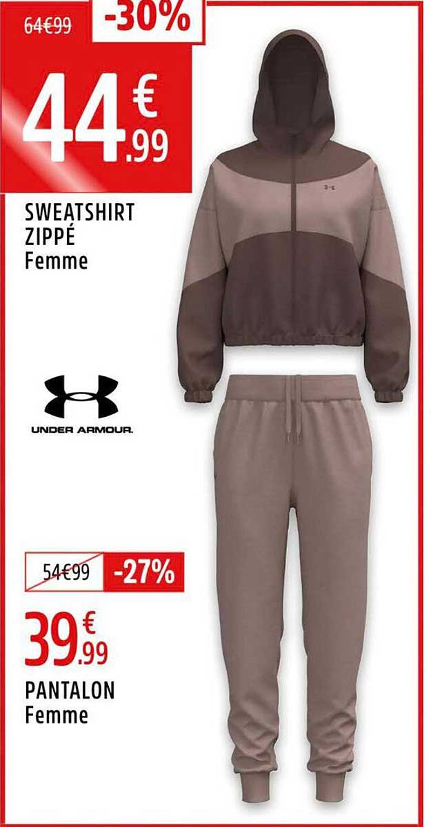 SWEATSHIRT ZIPPÉ Femme