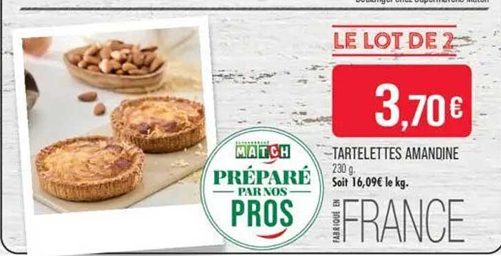TARTELETTES AMANDINE