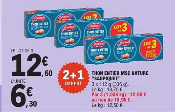 THON ENTIER MSC NATURE “SAUPIQUET”