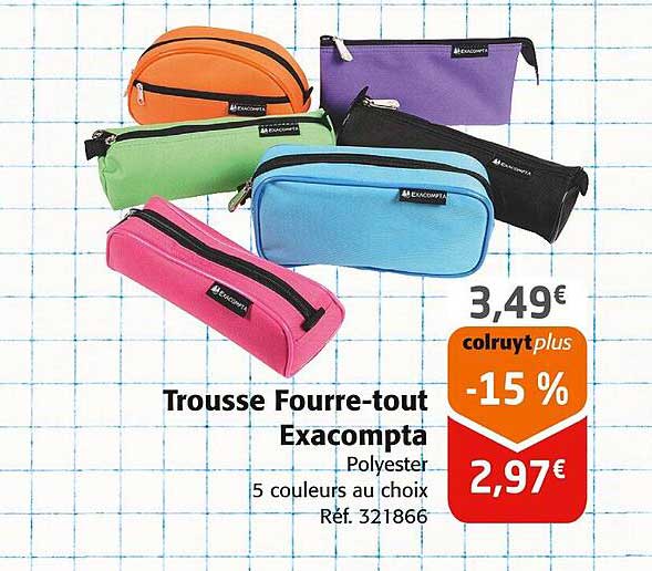 Trousse Fourre-tout Exacompta