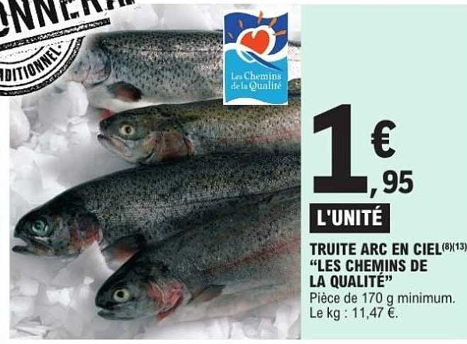 TRUITE ARC EN CIEL "LES CHEMINS DE LA QUALITÉ"