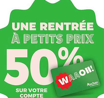 Une rentrée à petits prix