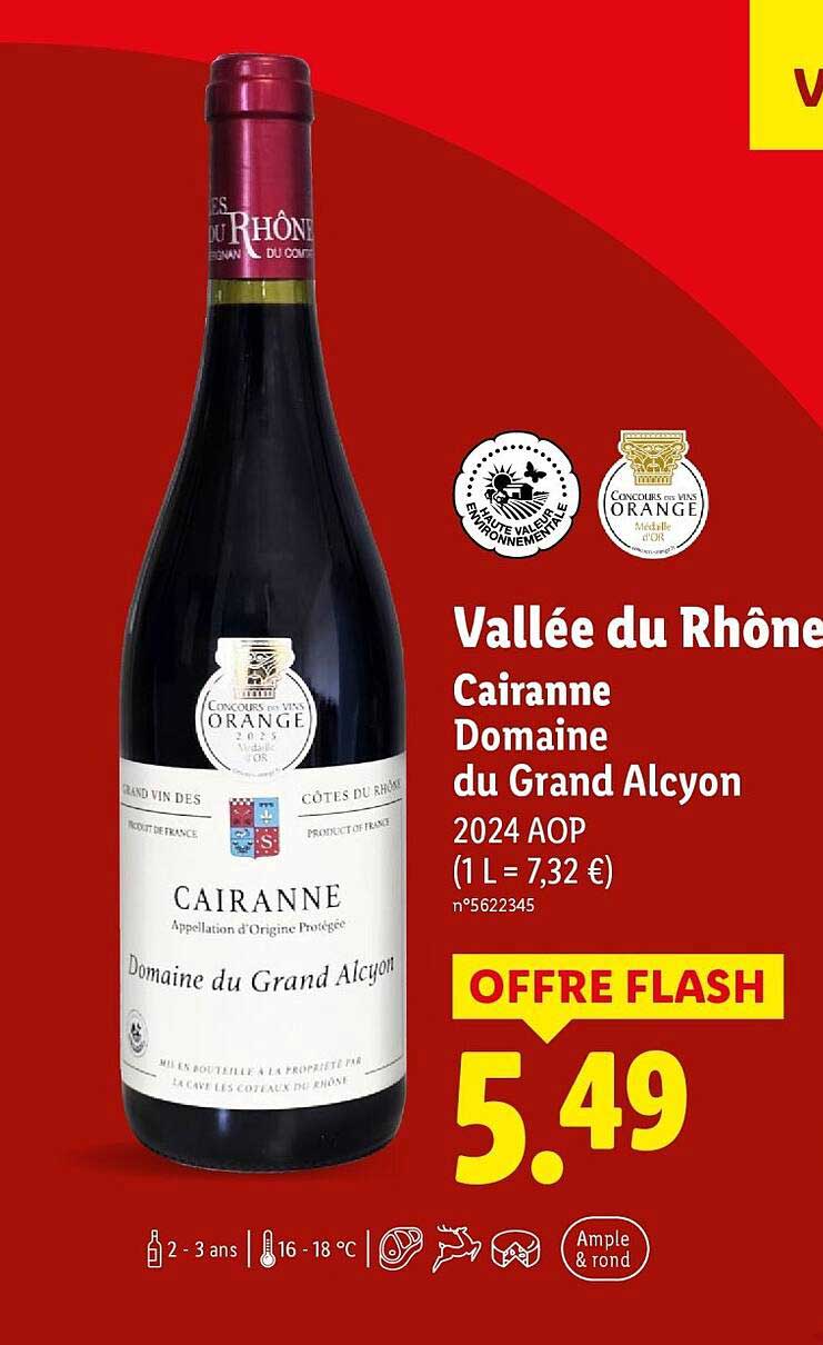 Vallée du Rhône Cairanne Domaine du Grand Alcyon