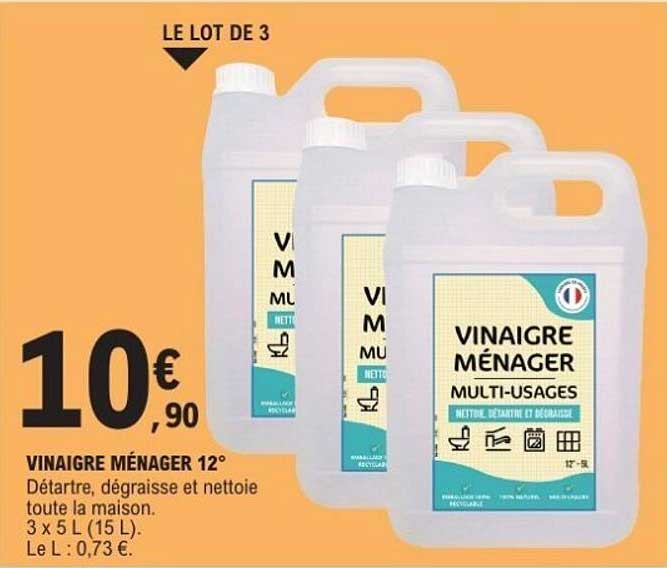 VINAIGRE MÉNAGER 12°