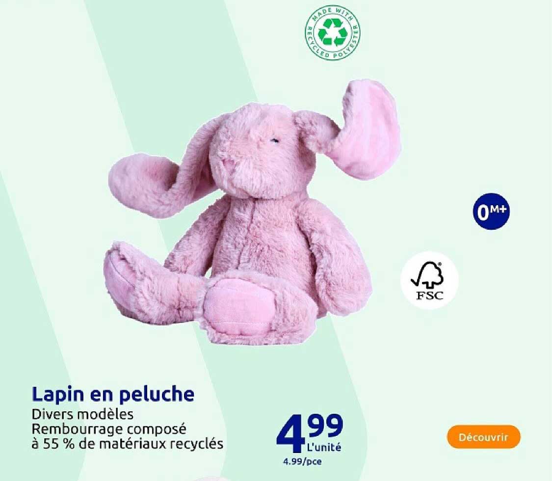 Lapin en peluche