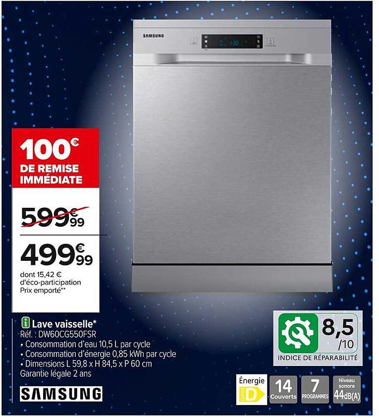 100€ DE REMISE IMMEDIATE