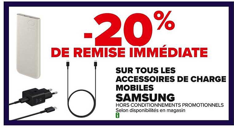 -20% DE REMISE IMMÉDIATE