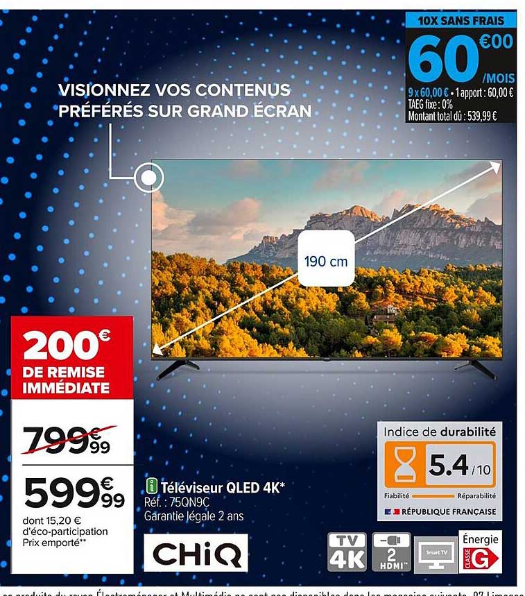 200€ de remise immédiate