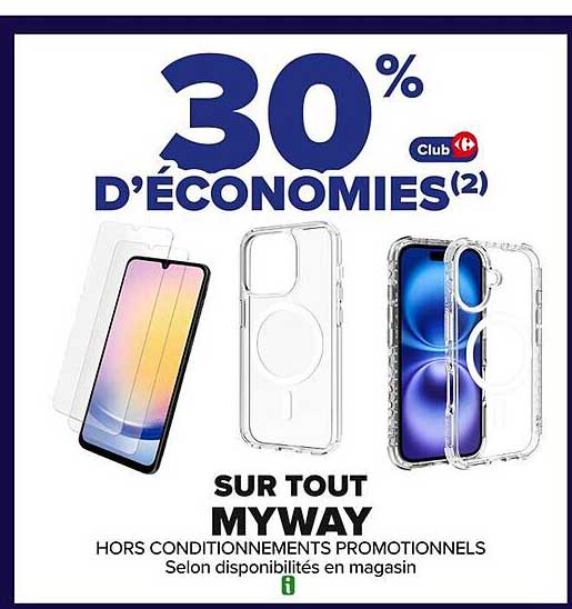 30 % D'ÉCONOMIES SUR TOUT MYWAY