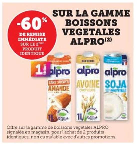 -60% DE REMISE IMMÉDIATE SUR LE 2ÈME PRODUIT IDENTIQUE