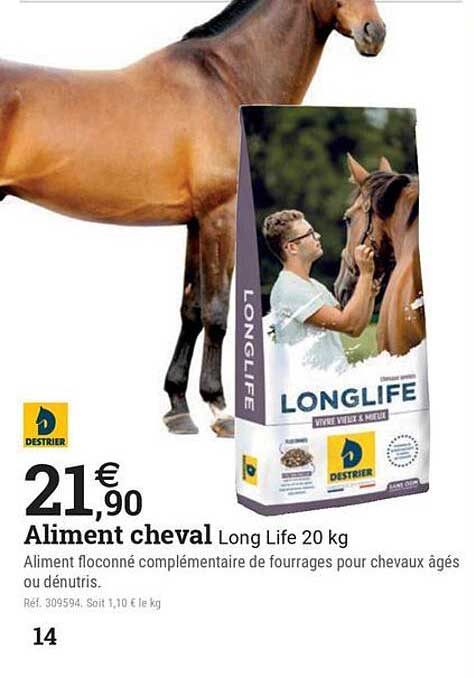 Aliment cheval Long Life 20 kg