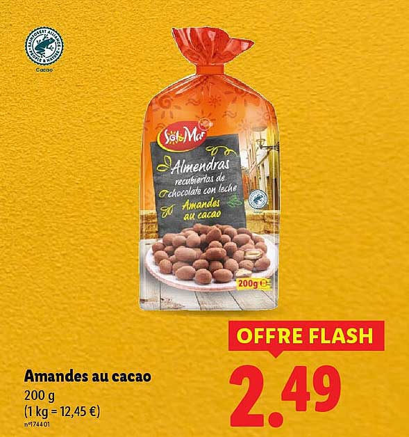 Amandes au cacao