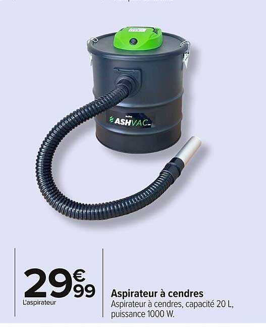 Aspirateur à cendres