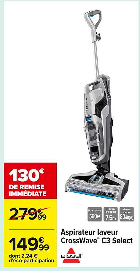 Aspirateur laveur CrossWave® C3 Select
