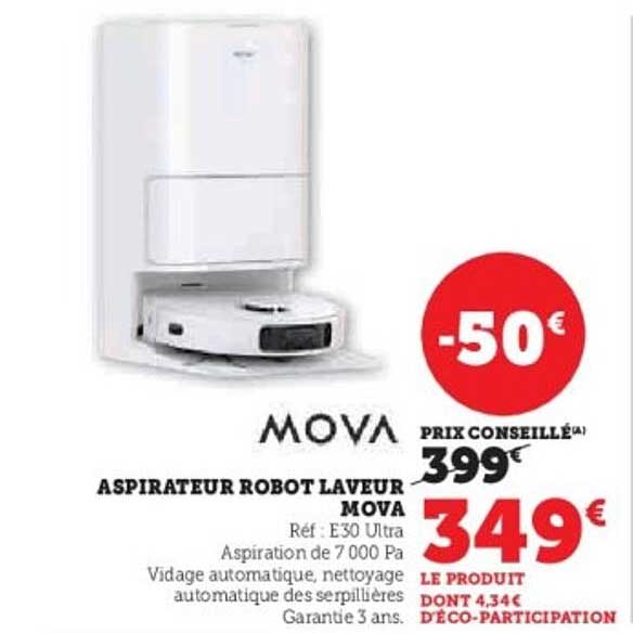 ASPIRATEUR ROBOT LAVEUR MOVA