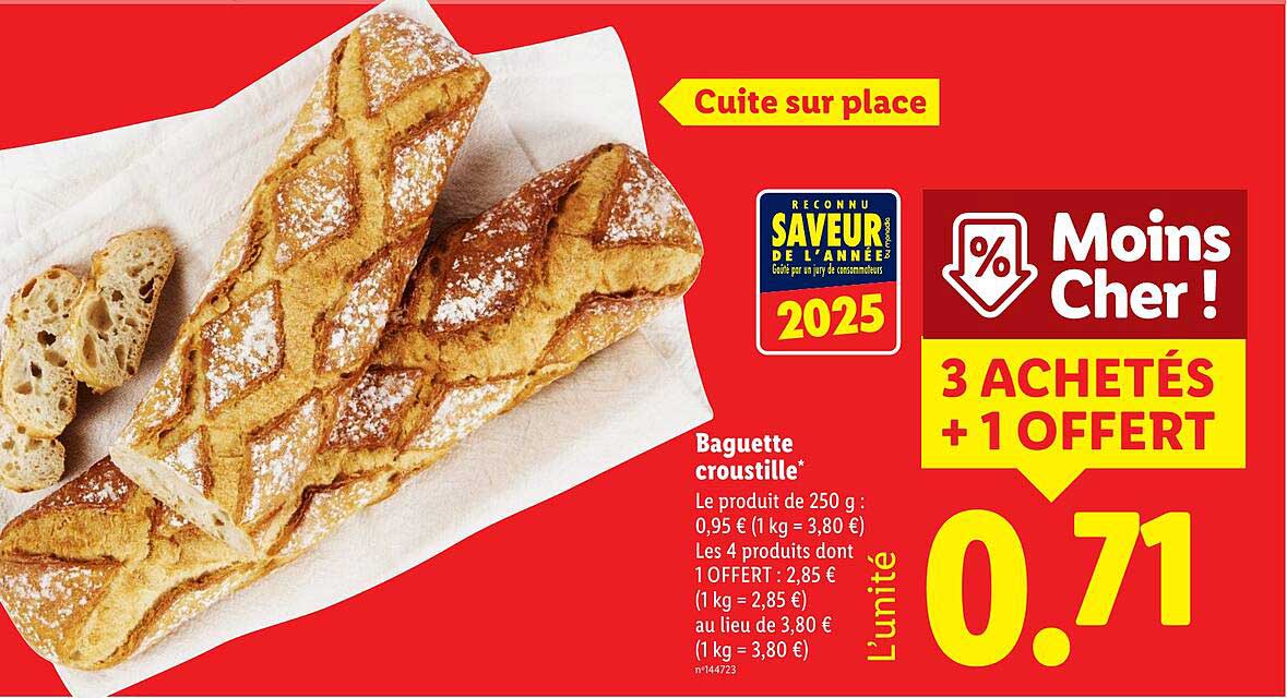 Baguette croustillé