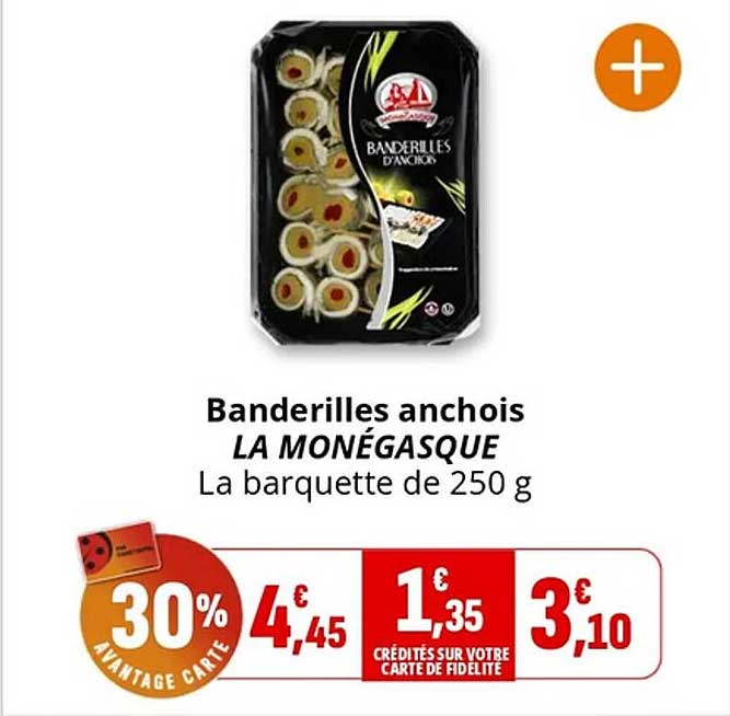 Banderilles anchois LA MONÉGASQUE