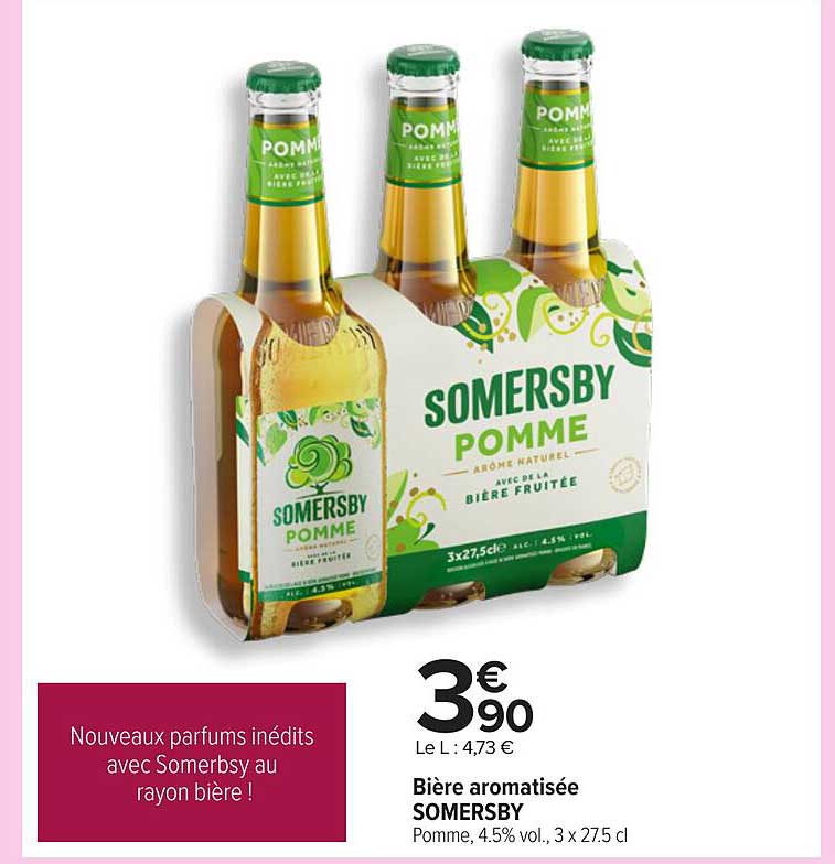 Bière aromatisée SOMERSBY
