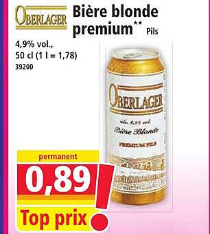 Bière blonde premium**