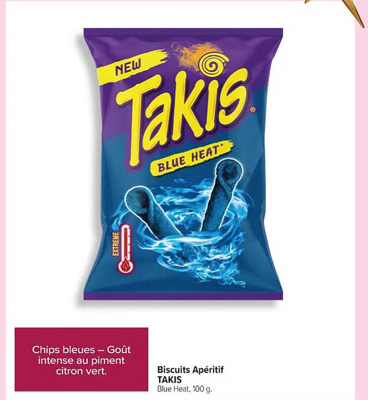Biscuit Apéritif TAKIS Blue Heat