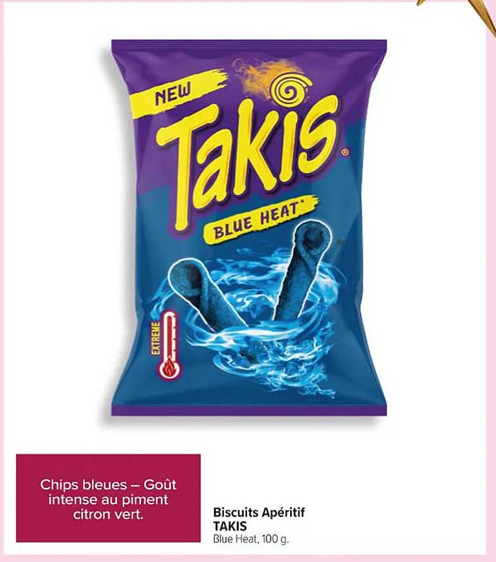Biscuits Apéritif TAKIS Blue Heat