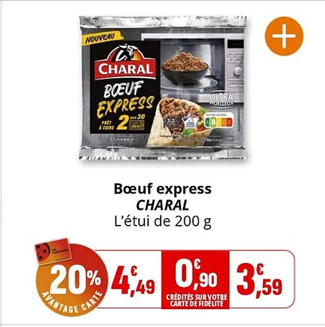 Boeuf express CHARAL