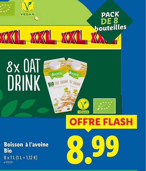 Boisson à l’avoine Bio