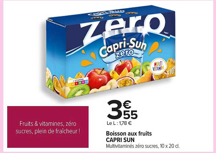 Boisson aux fruits CAPRI SUN