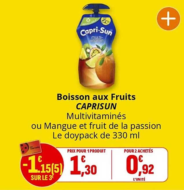 Boisson aux Fruits CAPRISUN