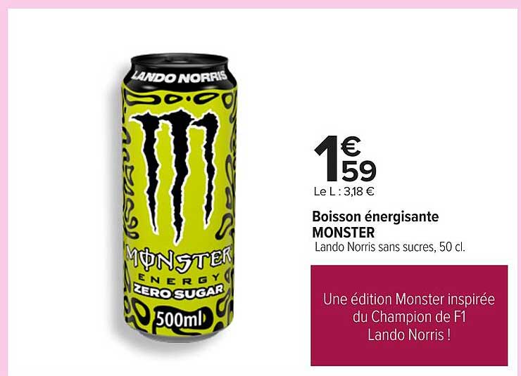 Boisson énergisante MONSTER