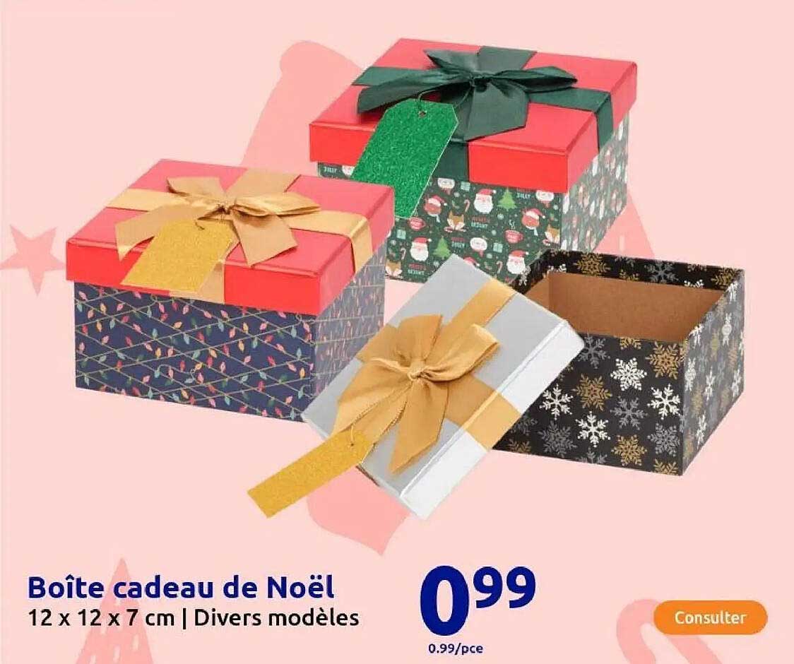Boîte cadeau de Noël