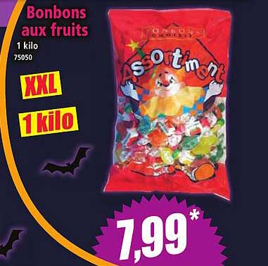 Bonbons aux fruits
