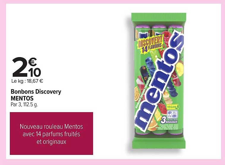 Bonbons Discovery MENTOS