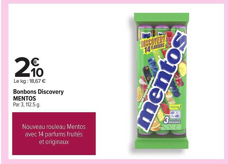 Bonbons Discovery MENTOS