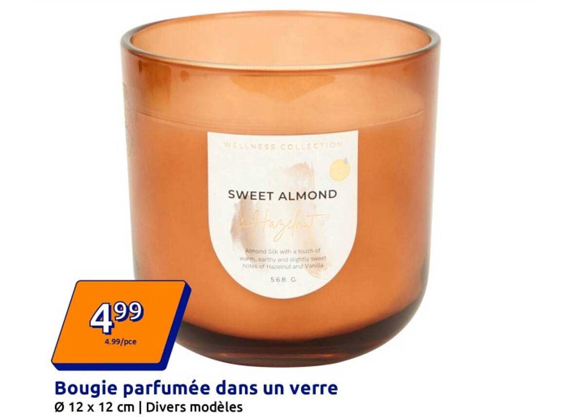 Bougie parfumée dans un verre