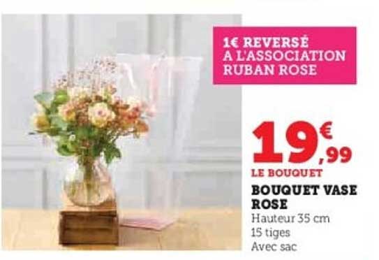 BOUQUET VASE ROSE