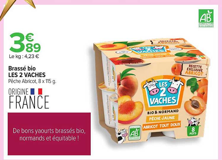 Brassé bio LES 2 VACHES