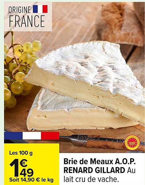 Brie de Meaux A.O.P. RENARD GILLARD