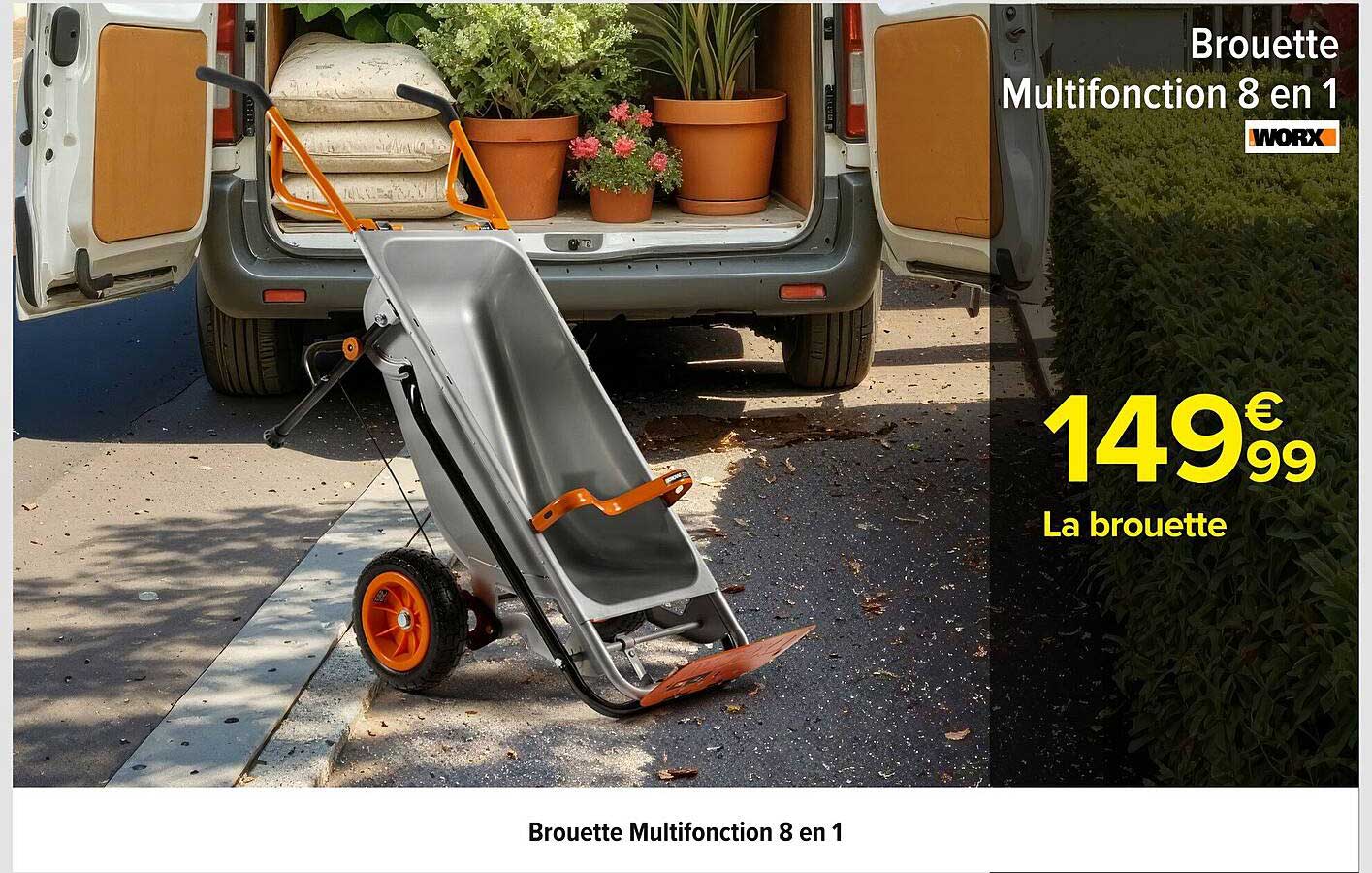 Brouette Multifonction 8 en 1