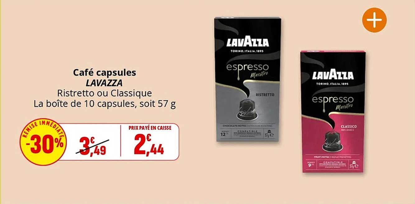 Café capsules LAVAZZA