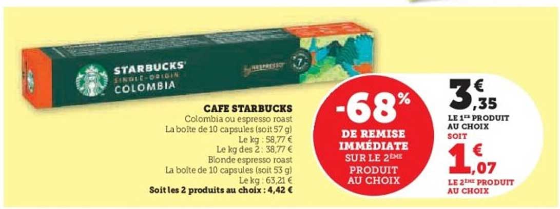 CAFÉ STARBUCKS