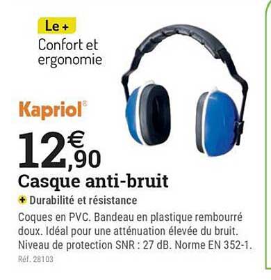 Casque anti-bruit