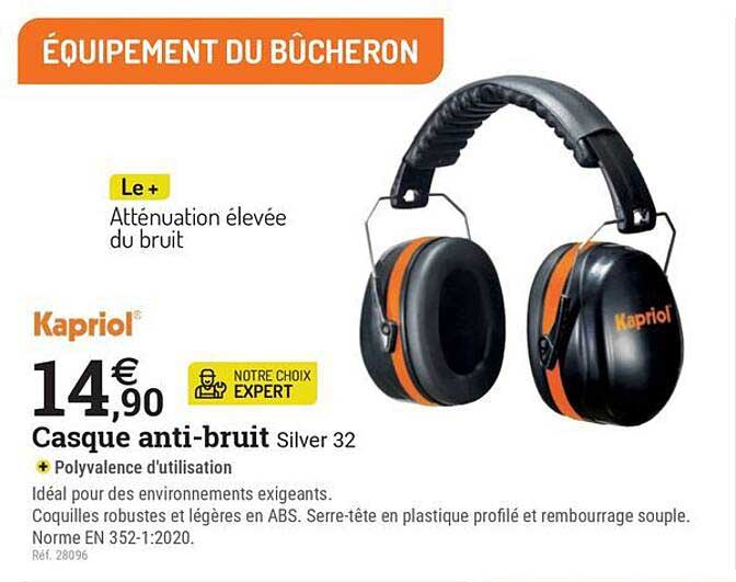 Casque anti-bruit Silver 32