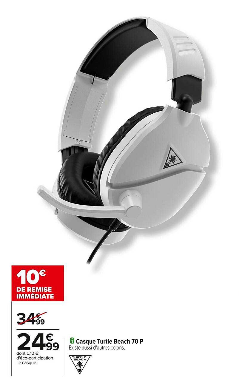 Casque Turtle Beach 70 P
