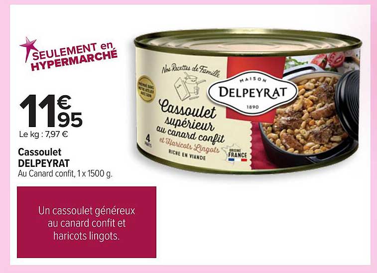 Cassoulet DELPEYRAT