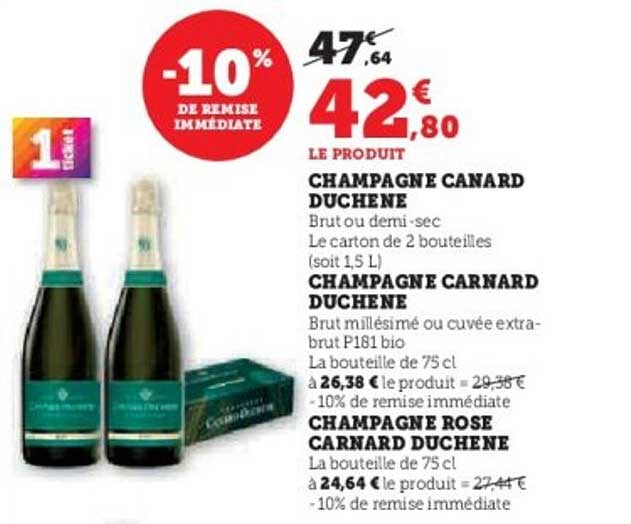 CHAMPAGNE CANARD DUCHENE